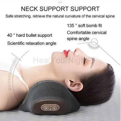 Hot Compression Vibrating Massage Pillow - Wholesalus
