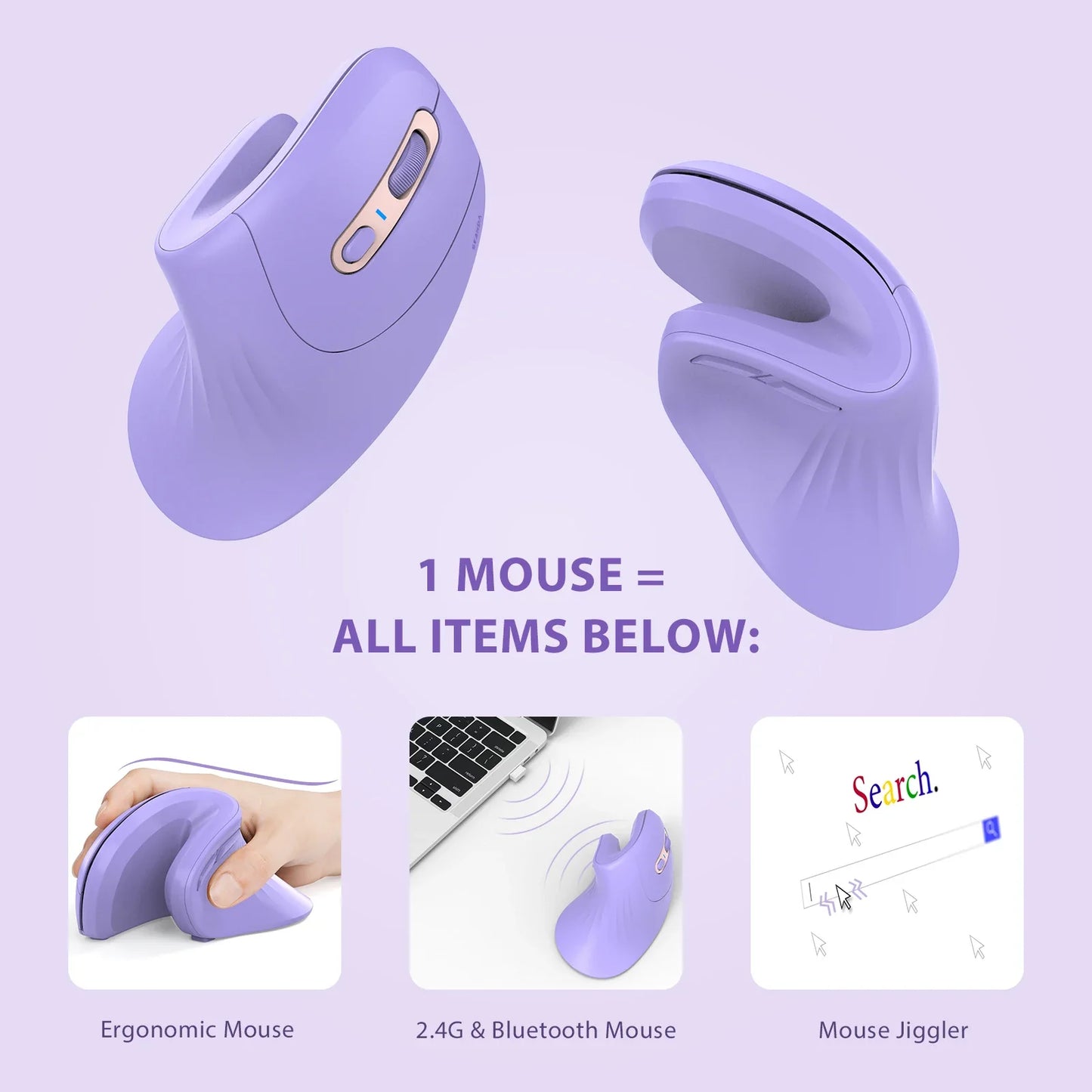 Ergonomic Wireless Vertical Mouse - Wholesalus