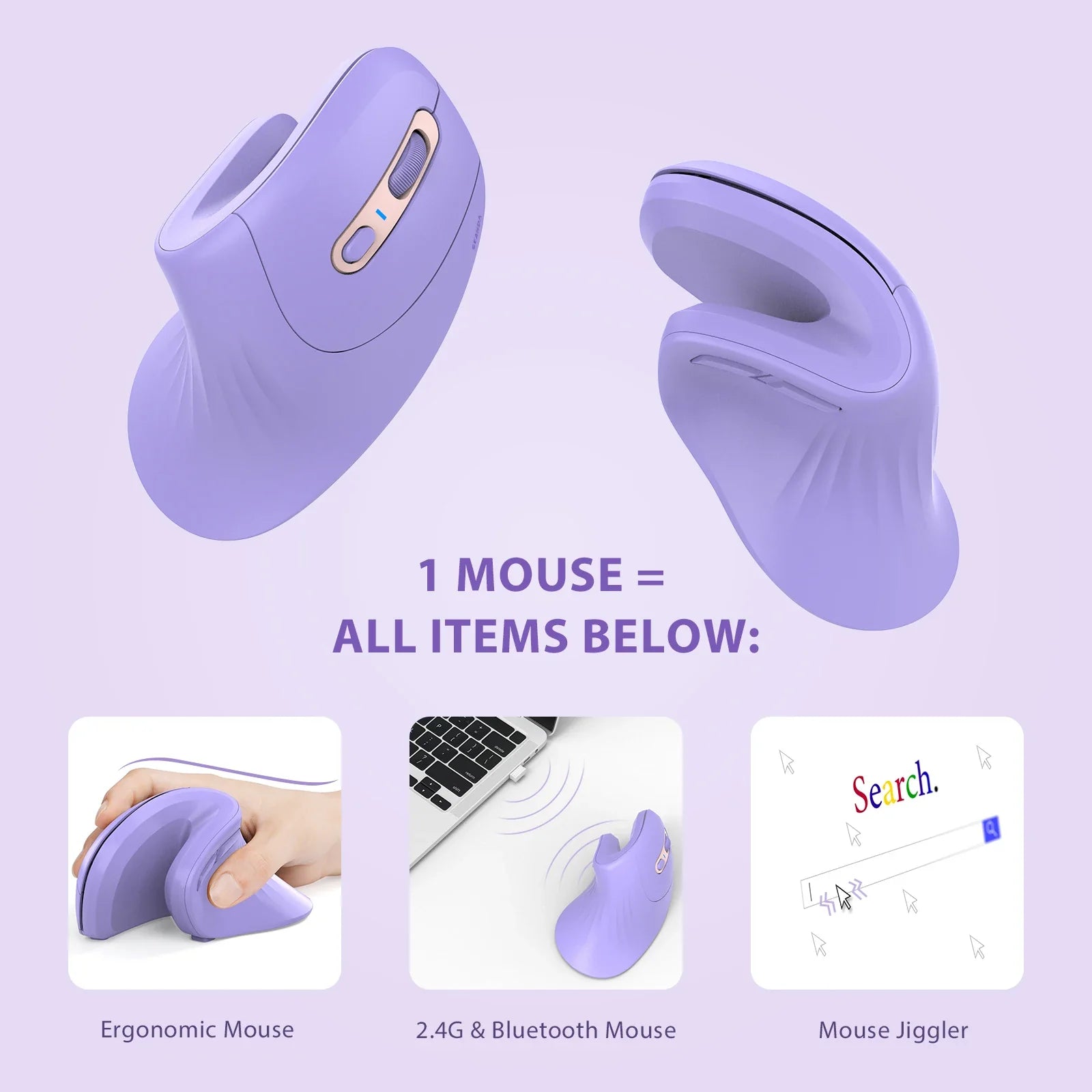 Ergonomic Wireless Vertical Mouse - Wholesalus