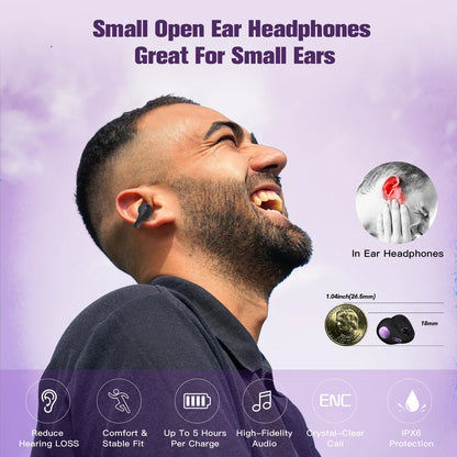 Bone Conduction Ear Clip Headphones - Wholesalus