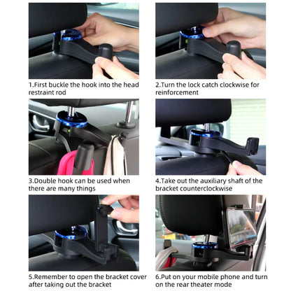 Car Headrest Hook Phone Holder - Wholesalus