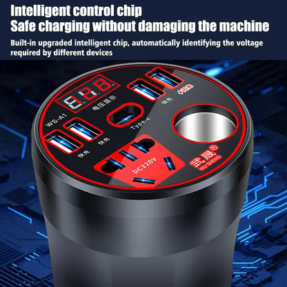 Car Multi-functional Charging Adapter - Wholesalus