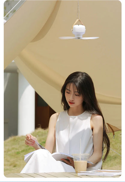 USB Rechargeable Wireless Mini Hanging Fan - Wholesalus
