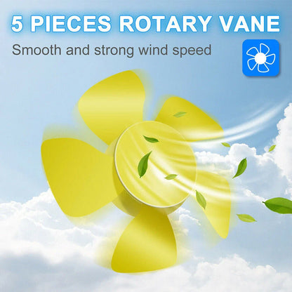 Portable Dual Head Car Air Cooling Fan - Wholesalus