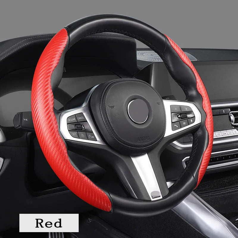 Carbon Fiber Steering Wheel Cover