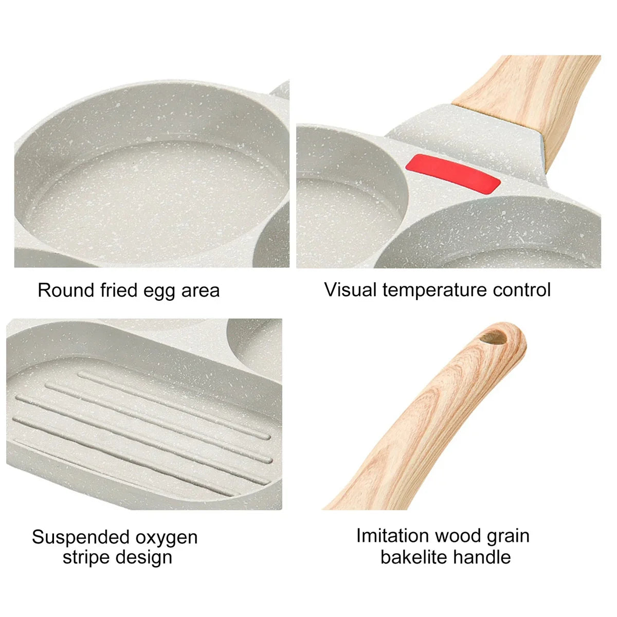 Multifunctional 3 In 1 Non-Stick Frying Pan - Wholesalus