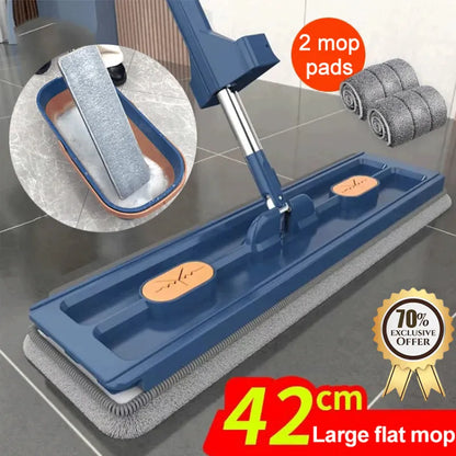 Hands Free Lazy Flat Mop - Wholesalus