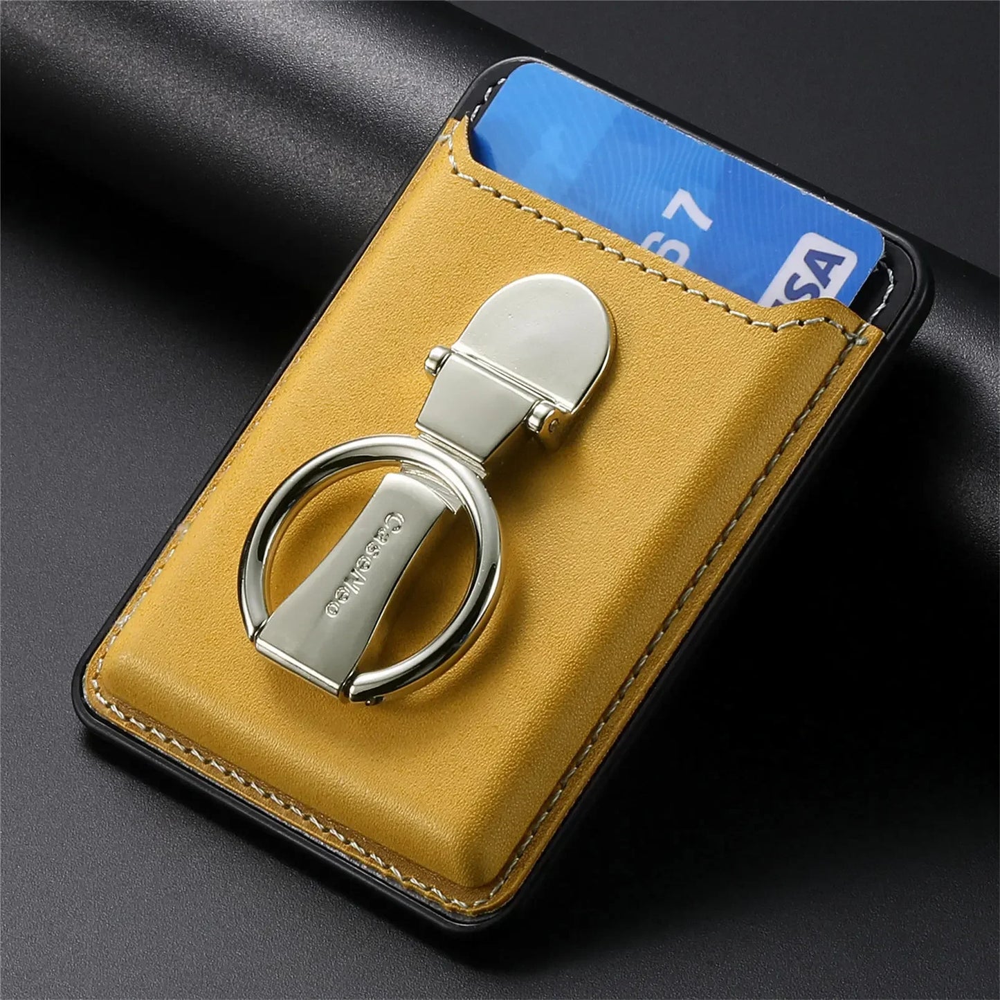 Leather Magsafe Phone Wallet Holder