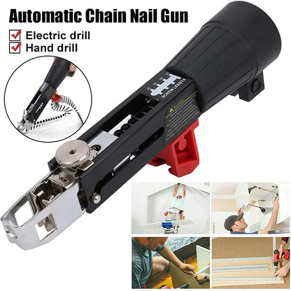 Electric Automatic Chain Nail Adapter Gun - Wholesalus