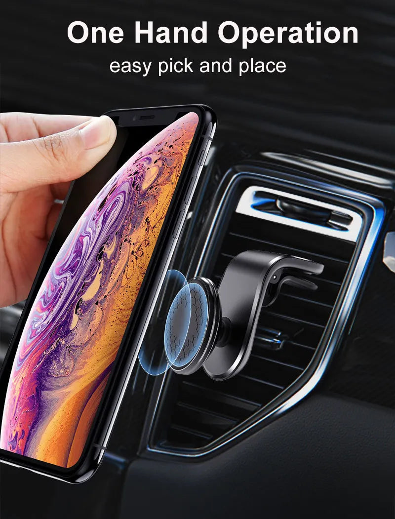 Magnetic Car Air Vent Clip Mobile Holder - Wholesalus