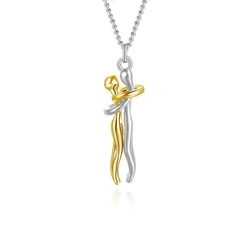 Fashion Hugging Pendant Necklace