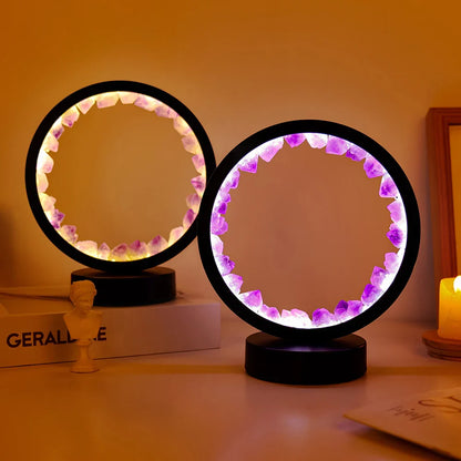 Natural Gemstone Crystal Lamp - Wholesalus