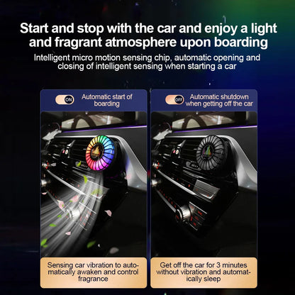 Car Aromatherapy Rhythm Light 1Pc - Wholesalus