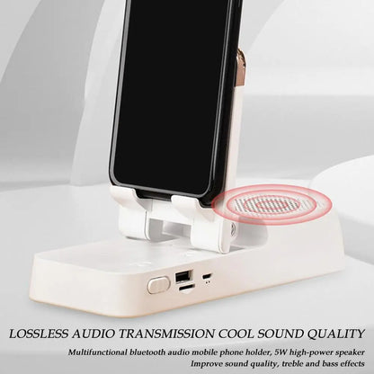 Mobile Holder With Wireless Speaker - Wholesalus