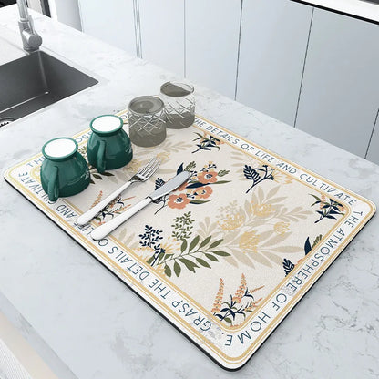 Kitchen Countertop Water Absorbent Mat - Wholesalus