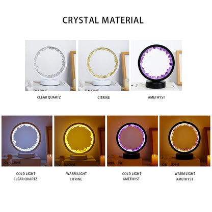 Natural Gemstone Crystal Lamp - Wholesalus