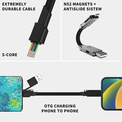 6 in 1 Multi Fast Charging Cable - Wholesalus