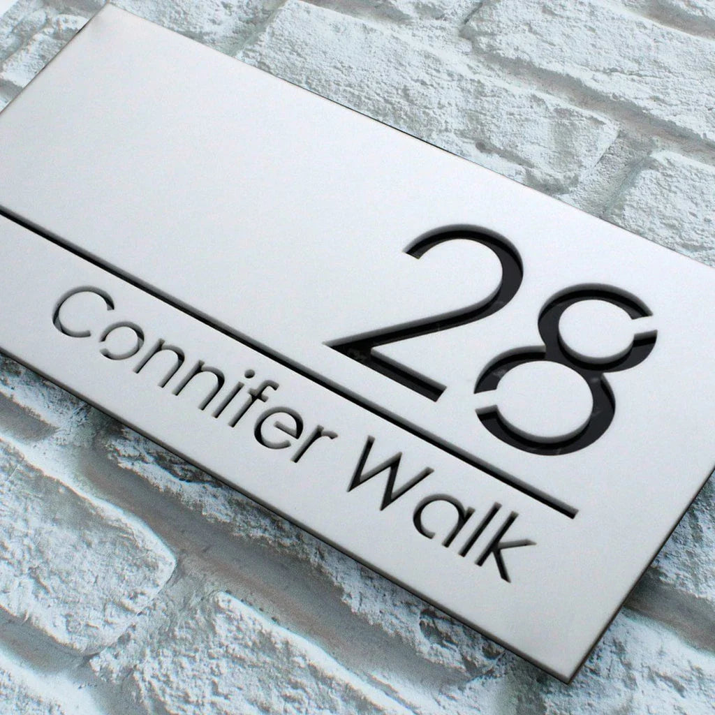 Customized Acrylic Laser Cut Sign Plate - Wholesalus