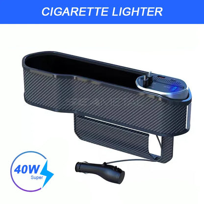 Car Seat Gap Charging Storage Box - Wholesalus