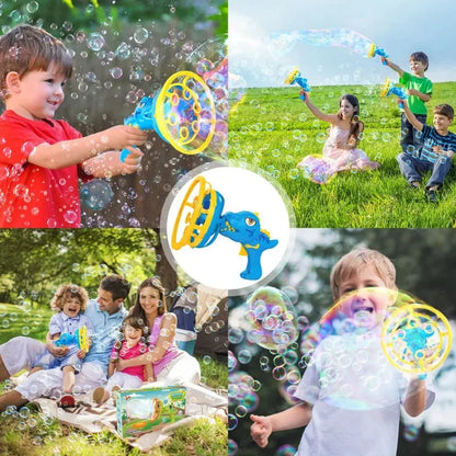 Dinosaur Bubble Gun Machine Toy - Wholesalus