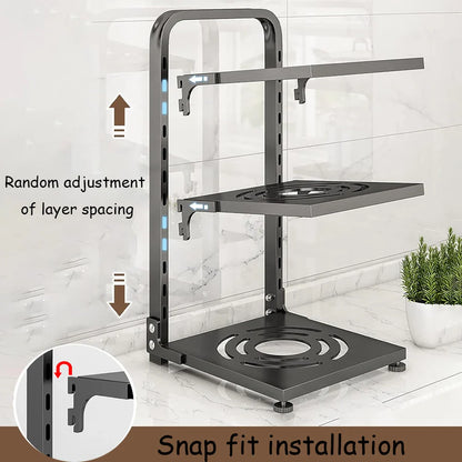 Adjustable Kitchen Pot Storage Rack - Wholesalus