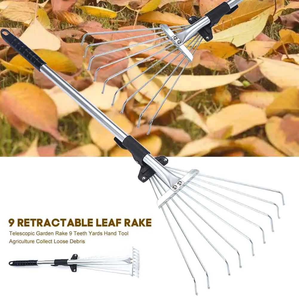 Retractable Garden Rake - Wholesalus