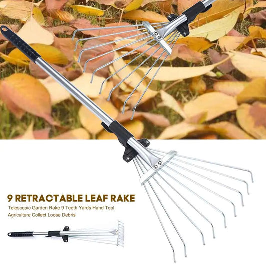 Retractable Garden Rake - Wholesalus