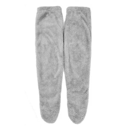 Over Knee High Fuzzy Socks - Wholesalus