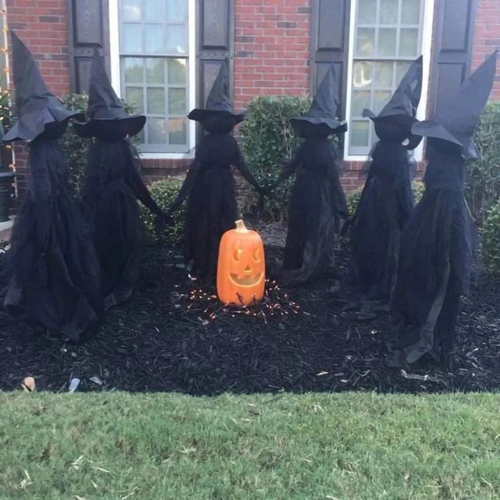 Light-Up Screaming Witches Stakes