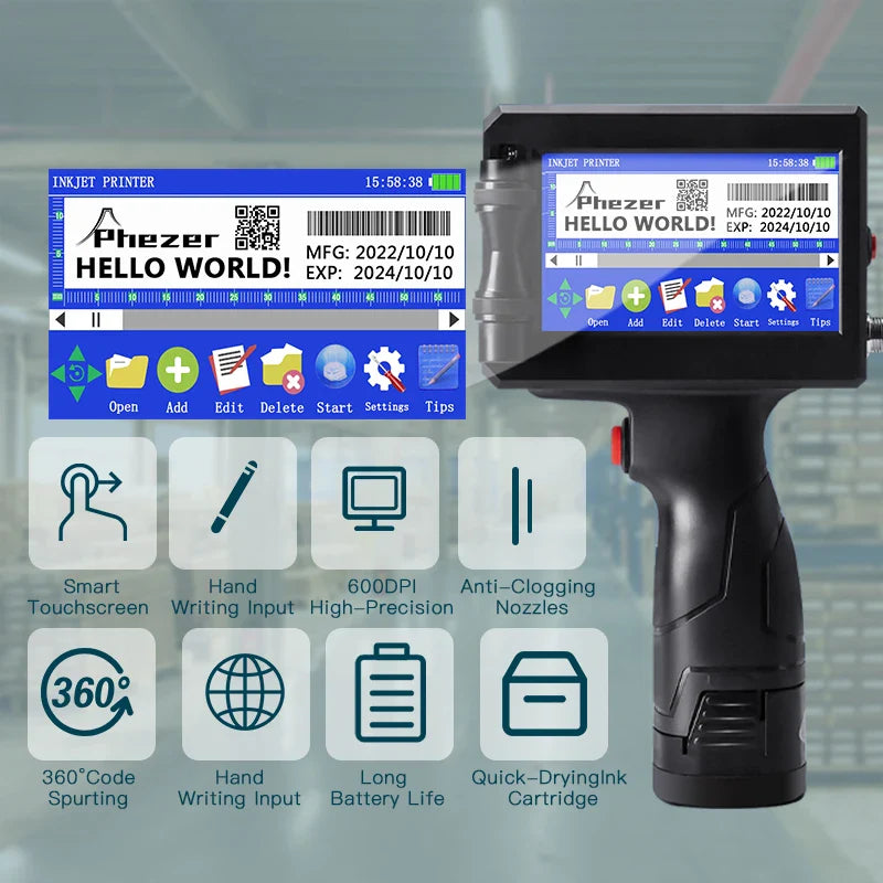 Handheld Inkjet Label Printer - Wholesalus