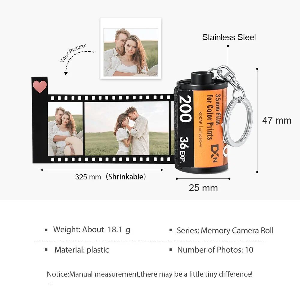 Photos Film Roll keychain - Wholesalus