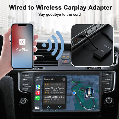 USB Wireless CarPlay Adapter - Wholesalus
