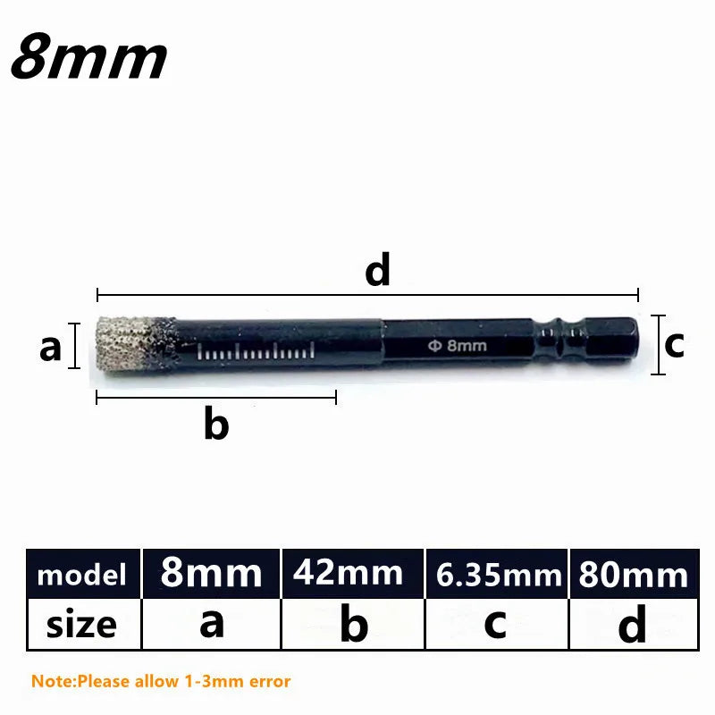 Diamond Coated Drill Bit Set