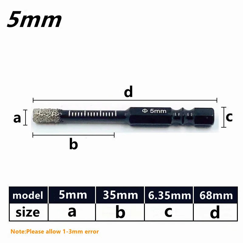 Diamond Coated Drill Bit Set