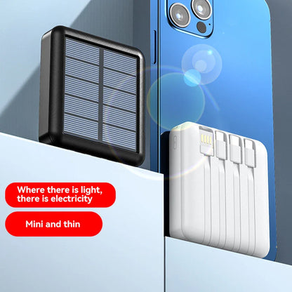 4 in 1 Solar Charging Power Bank - Wholesalus