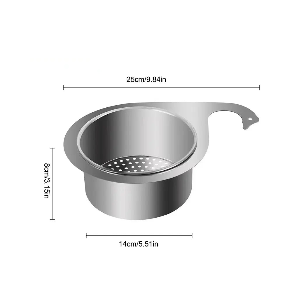 Stainless Steel Hanging Sink Drain Basket