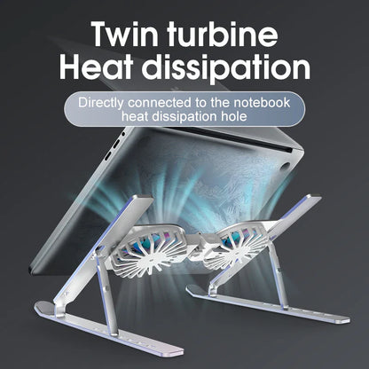 Foldable Aluminum Laptop Cooling Stand - Wholesalus