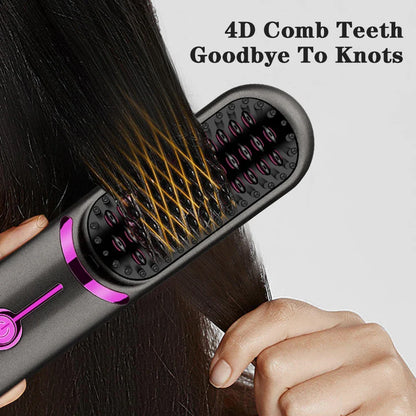 Wireless Hair Straightener Comb - Wholesalus