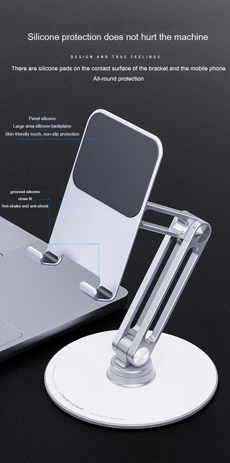 Multifunctional Aluminum Alloy Mobile Holder