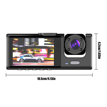 Three Channel Car HD DashCam - Wholesalus