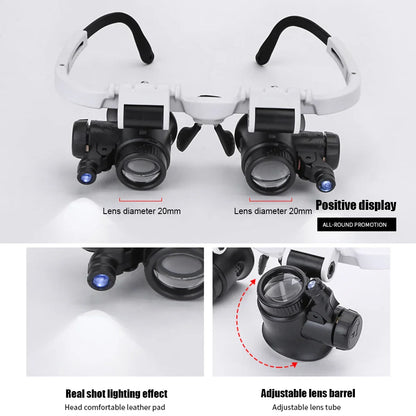 High Magnifying Glasses With Led Light - Wholesalus