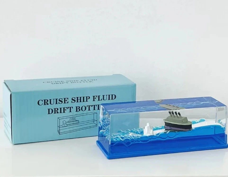 Cruise Ship Fluid Drift Bottle