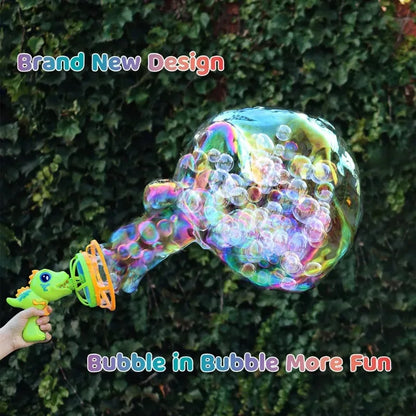 Dinosaur Bubble Gun Machine Toy - Wholesalus