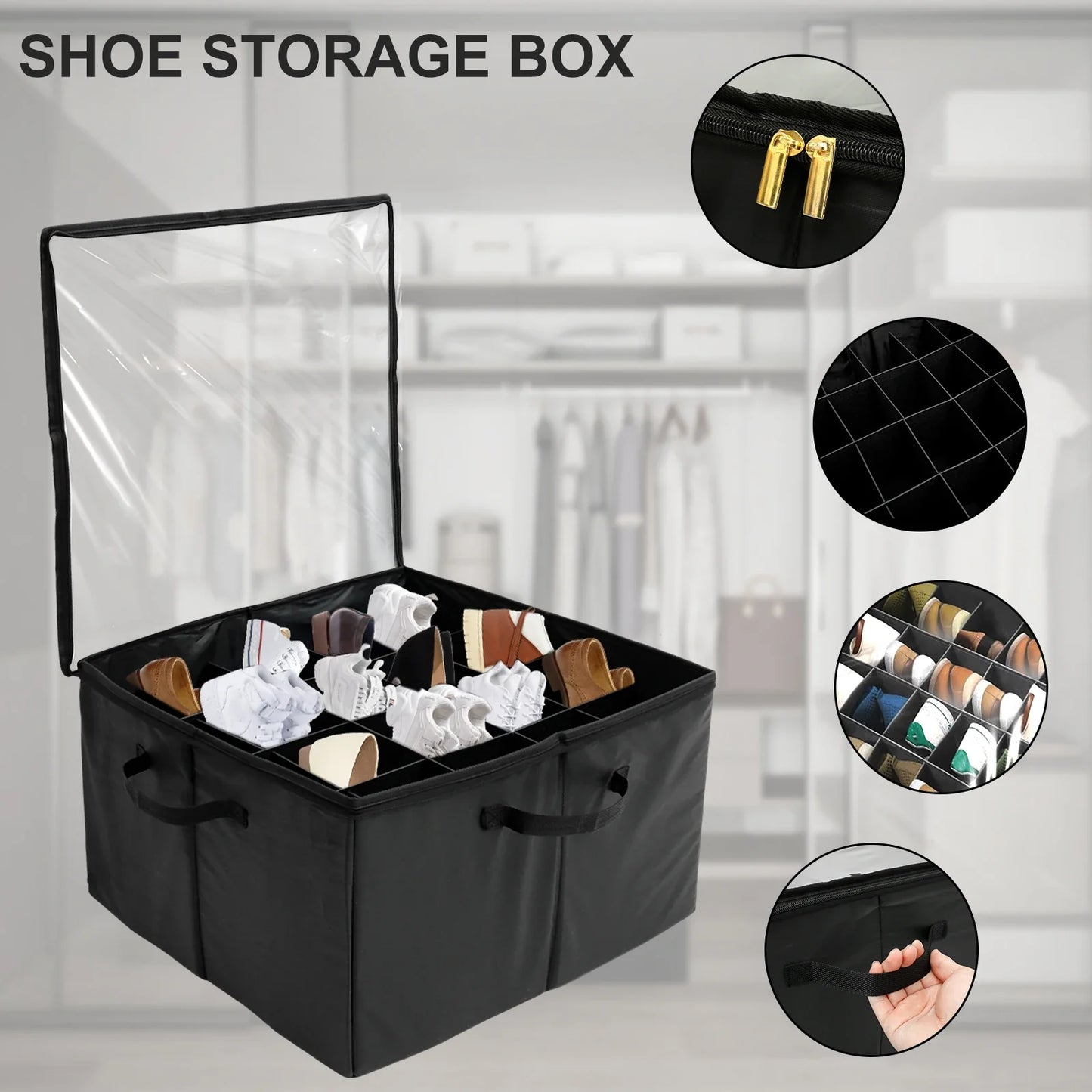 Shoe Storage Organizer Box