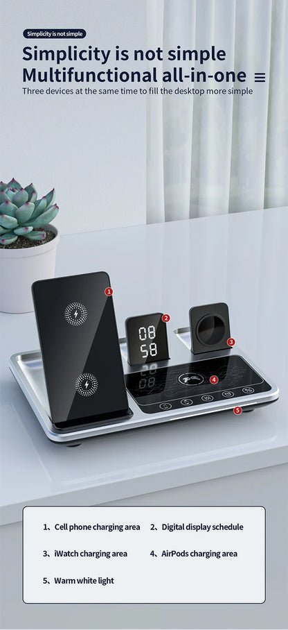 4 in 1 Magsafe Wireless Charging Station - Wholesalus