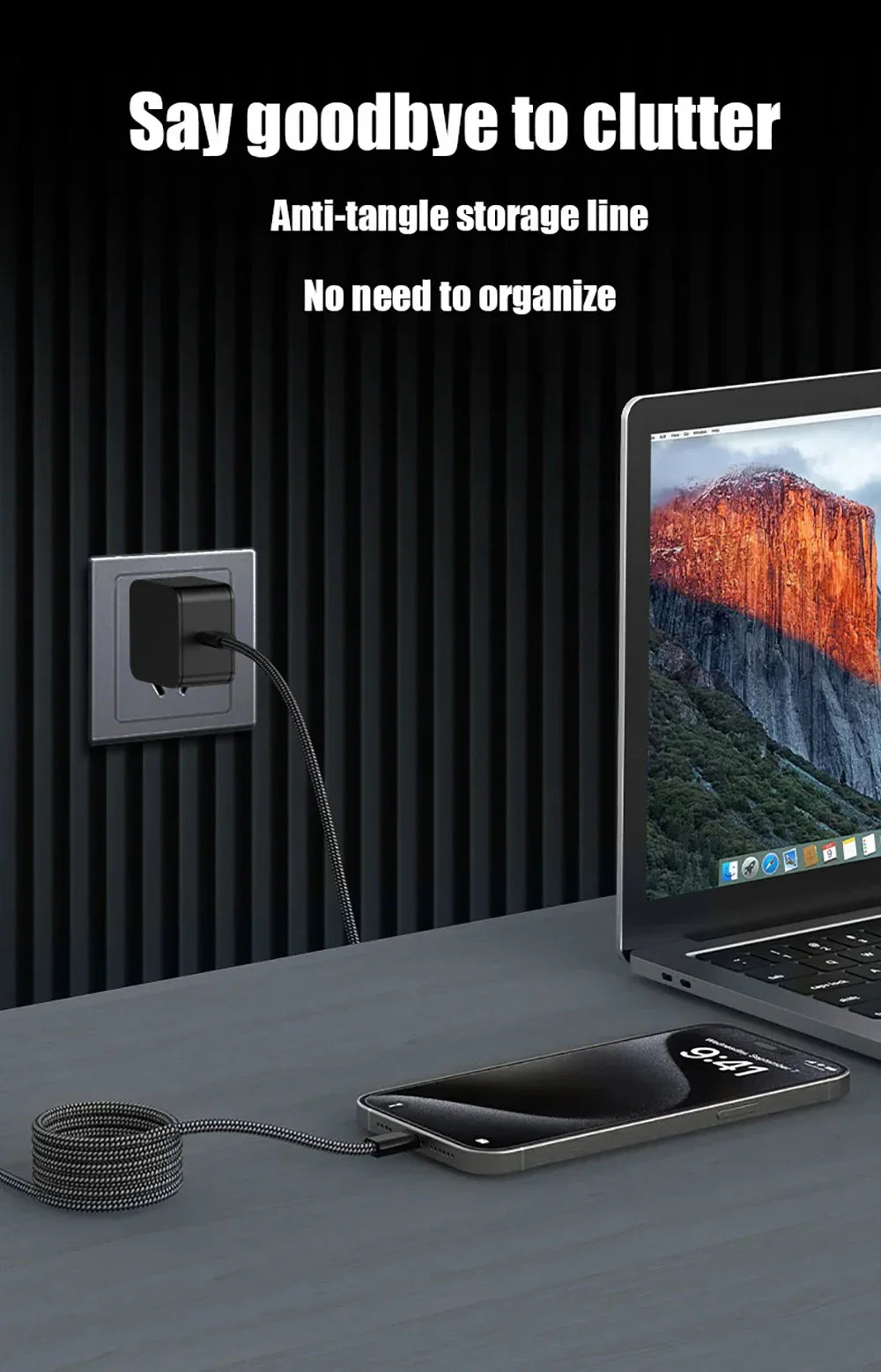 Magnetic Retractable Fast Charging Data Cable - Wholesalus