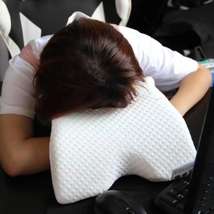 Curved Orthopedic Memory Foam Pillow - Wholesalus