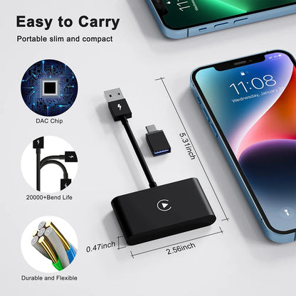 USB Wireless CarPlay Adapter - Wholesalus