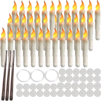 LED Candles with Magic Wand - Wholesalus