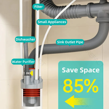 Anti odor Sink Drain Pipe Connector - Wholesalus